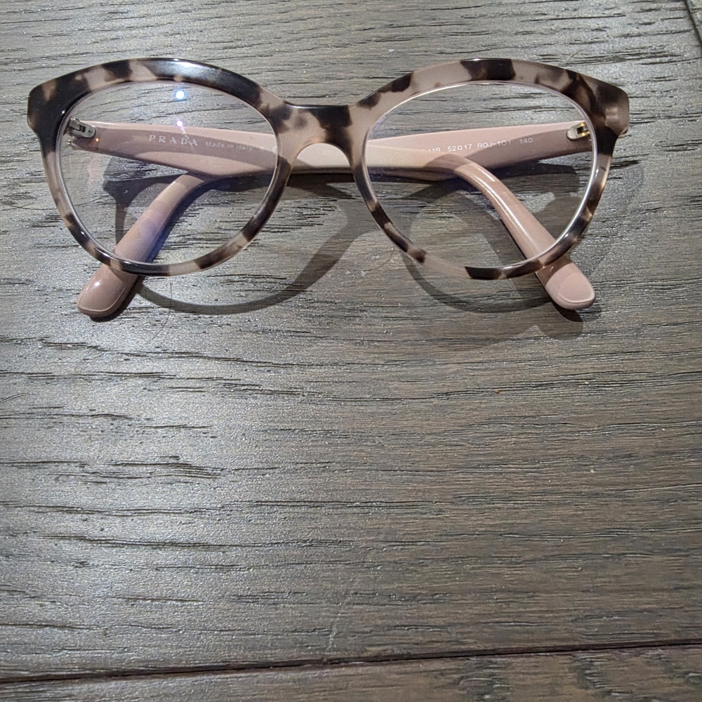 Prada Brown Tortoiseshell Glasses - image 1